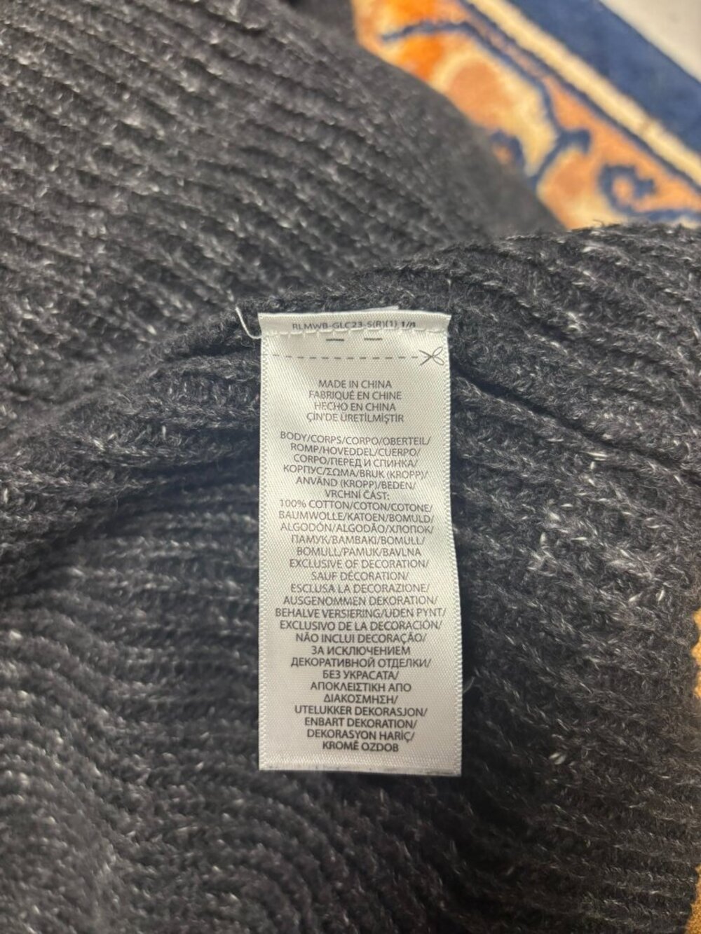 Polo Ralph Lauren Cotton Shawl-Collar Cardigan Grey XL - Picture 3 of 7
